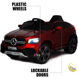 Mercedes Benz Kids Car Ride-On with built-in MP4 Screen - Red  21stcenturyessential