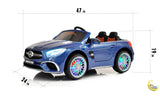 Mercedes Benz Kids Ride On Car with Remote Control - Blue  21stcenturyessential