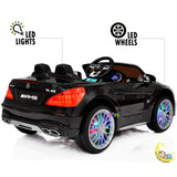 Mercedes Benz Kids Ride-On Car with built-in MP4 Screen, LED wheels - Black  21stcenturyessential