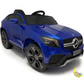 Mercedes Ride on Toy GLC Coupe with built-in MP4 Screen - Blue