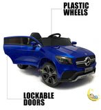 Mercedes-Benz Ride On Car for Kids with built-in MP4 Screen - Blue  21stcenturyessential