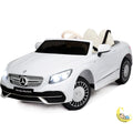 Mercedes Benz Toy Car Maybach with MP4 Screen, Bluetooth - White