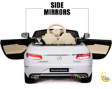 Mercedes-Maybach Kids Ride On Car with MP4 Screen, Bluetooth - White  21stcenturyessential