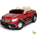 Kids Mercedes Car Maybach Kids Ride On Toys with LCD Display - Red