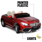 Mercedes Maybach Kids Ride On Toys with LCD Display, Bluetooth - Red  21stcenturyessential