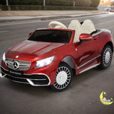 Mercedes Maybach Kids Ride On Toys with LCD Display, Bluetooth - Red  21stcenturyessential