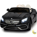 Mercedes Kids Electric Car with MP4 Player, Bluetooth - Black