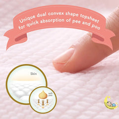 Merries Diapers Organic Tape Type Size Newborn (0-11 lbs)