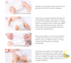 Merries Diapers for Babies 13-24 lbs, 54 Count, Ultra-Soft, Breathable