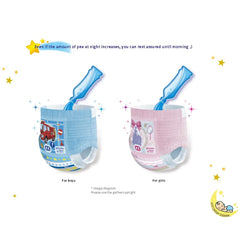 Moony Overnight Pull-Ups Girls Type Size Large, 20-31 lbs (2T-3T)