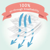 Merries organic diapers provide air-through breathability.